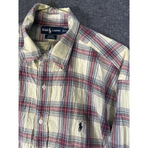 Ralph Lauren Shirt Mens XXL Multi-Color‎ Checks Classic Fit Long Sleeves